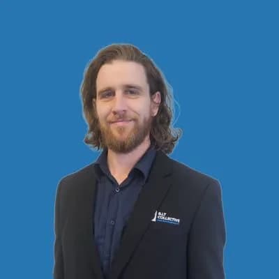 Man in black suit