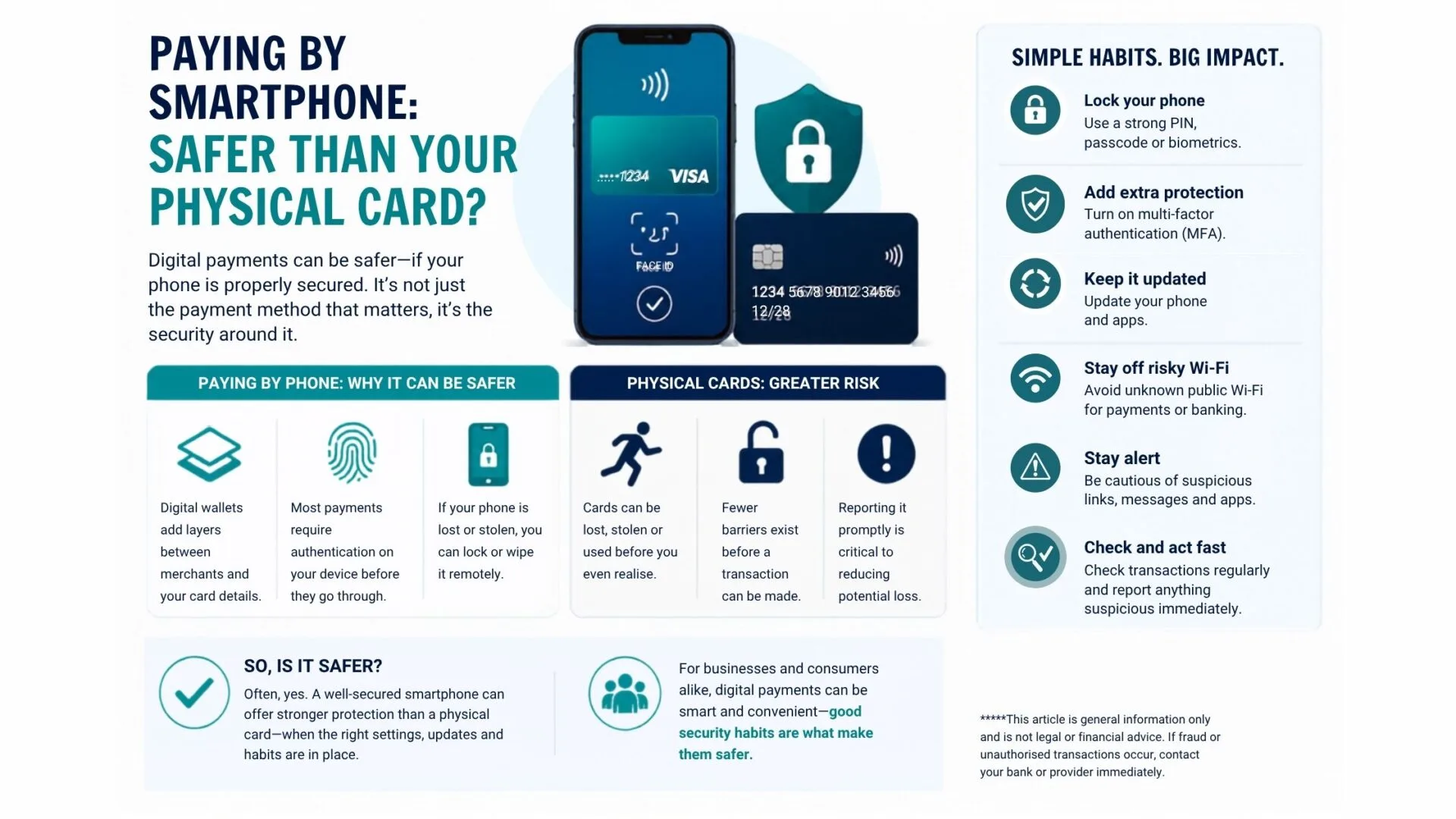 Paying by smartphone: safer than your physical card?