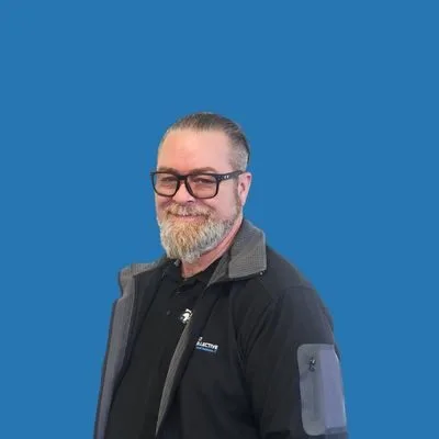 Man in glasses smiling